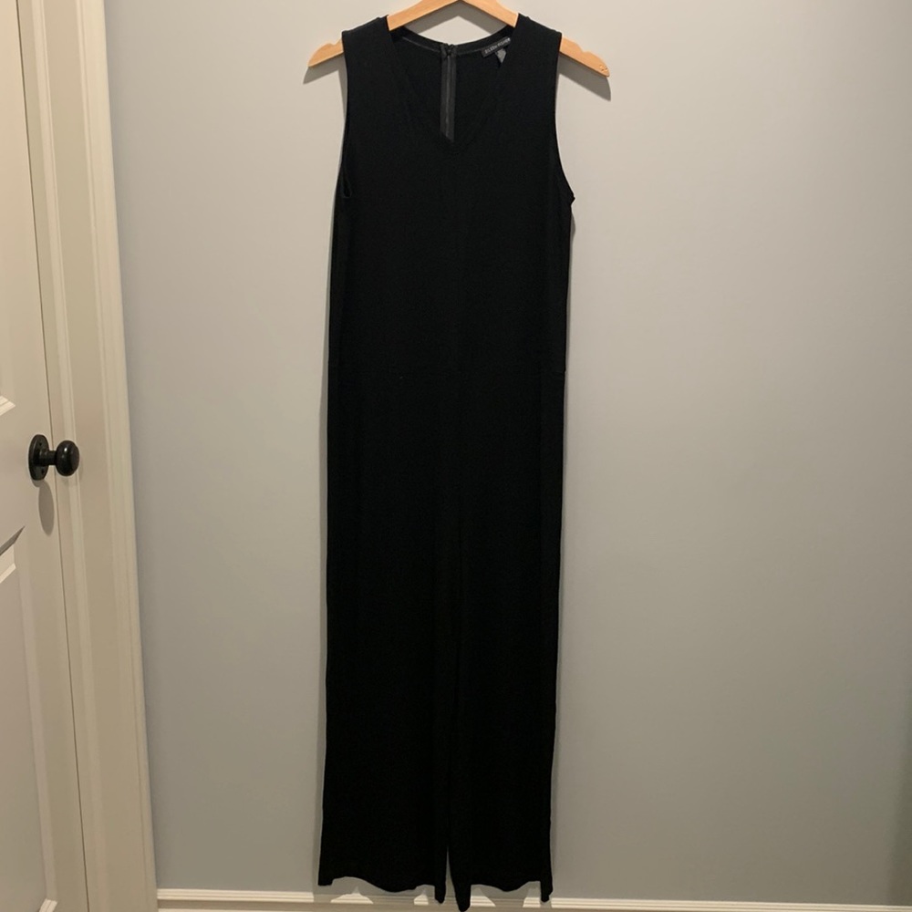 Eileen Fisher Black Size XS Sleeveless Jumpsuit Wide Leg